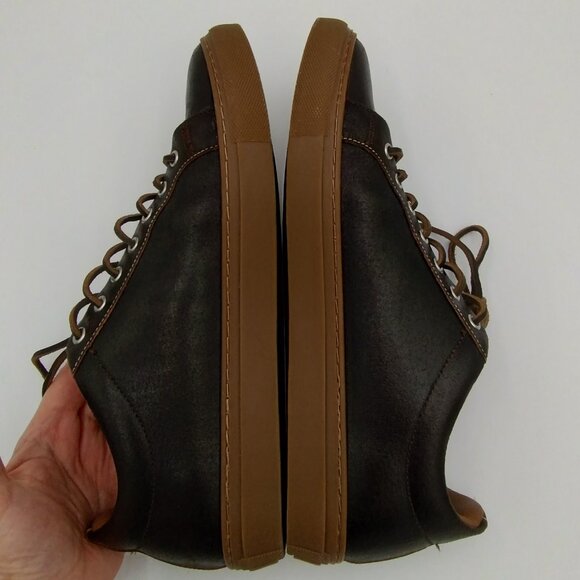 Thursday Everyday Cacao Premier Low Top Sneaker Dark Brown Size 10.5 - Picture 4 of 13